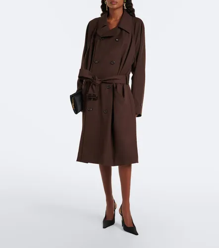 Saint Laurent Trenchcoat aus Wolle - Saint Laurent - Modalova