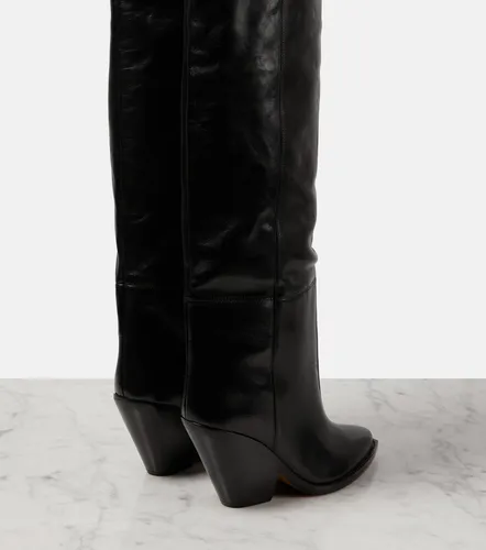 Knee-high leather boots - Isabel Marant - Modalova