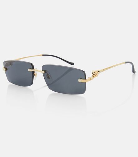 Panthere De Cartier rectangular sunglasses - Cartier Eyewear Collection - Modalova