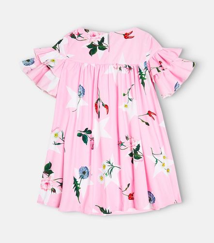 Vestido de algodón floral - Monnalisa - Modalova