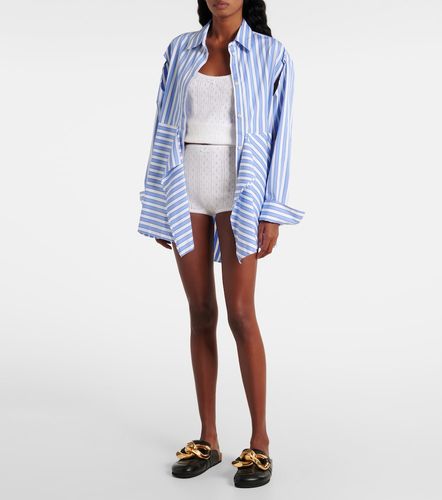 Top in cotone e cashmere pointelle - JW Anderson - Modalova