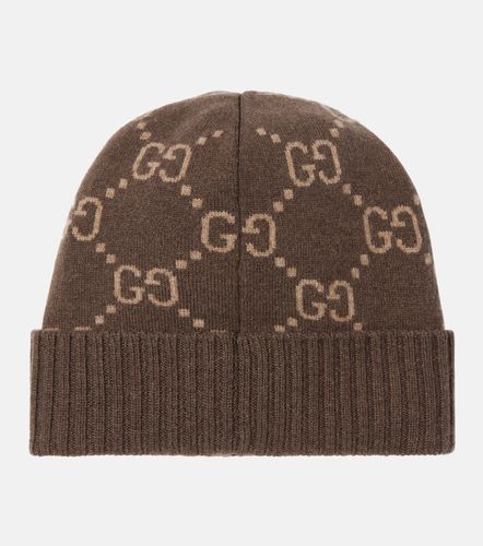 Gorro de cachemir con GG en jacquard - Gucci - Modalova