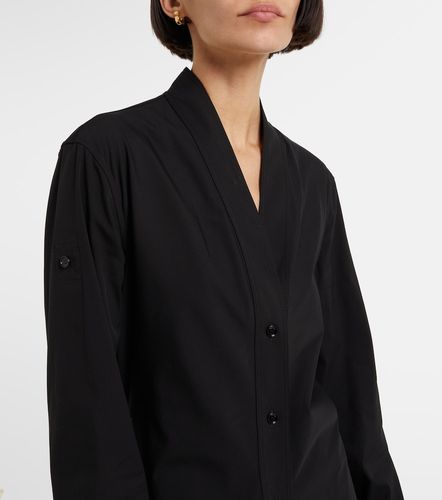 Vestido midi de jersey de mezcla de algodón - Ferragamo - Modalova