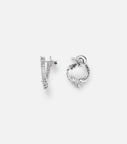 Pendientes Y-Not de oro blanco de 18 ct con diamantes - Yeprem - Modalova