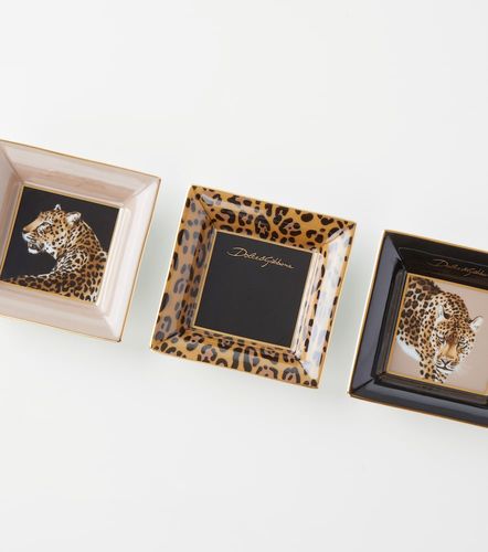 Set di 3 vassoi decorativi Leopardo - Dolce&Gabbana Casa - Modalova