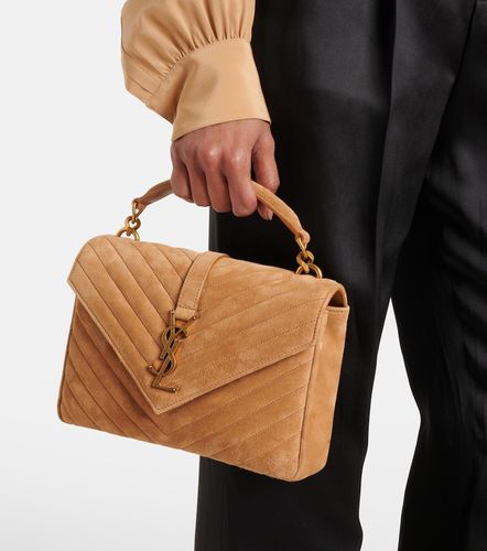 College Medium leather shoulder bag - Saint Laurent - Modalova