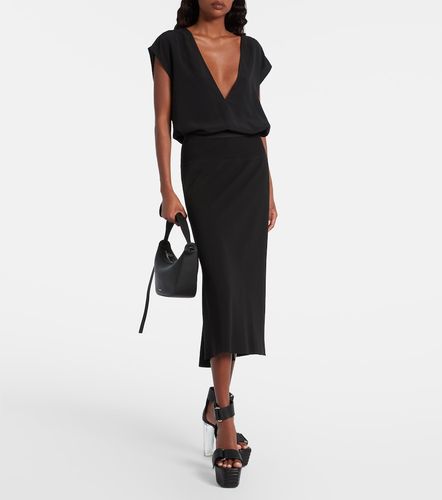 Rick Owens Gonna midi in charmeuse - Rick Owens - Modalova