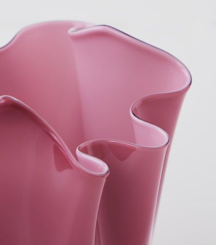 Vaso Fazzoletto in vetro di Murano - Venini - Modalova