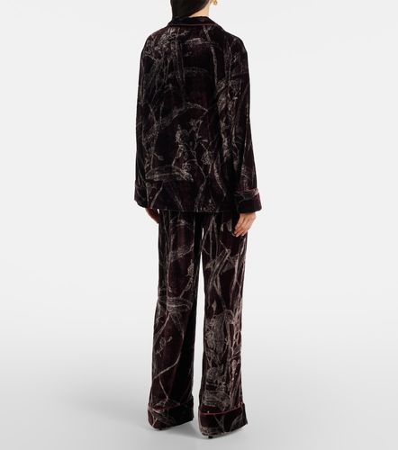 Camisa de pijama de satén floral - La DoubleJ - Modalova