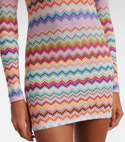 Abito corto a zig zag con lamé - Missoni - Modalova