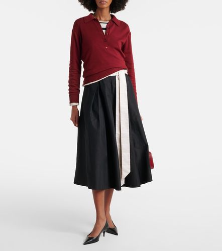 Baschi pleated cotton-blend midi skirt - 'S Max Mara - Modalova