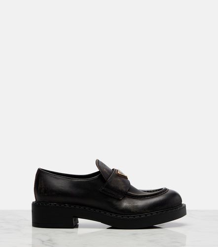Prada Leather penny loafers - Prada - Modalova