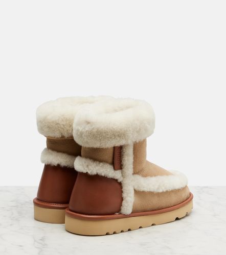 Dolcie shearling-trimmed ankle boots - Chloe - Modalova