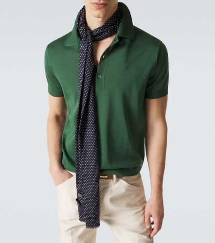 Polohemd aus Seide und Leinen - Tom Ford - Modalova