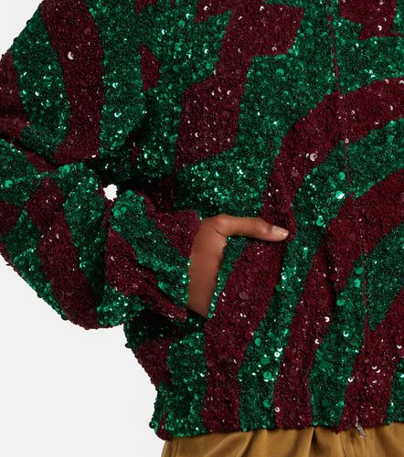 Sequined blouson jacket - Dries Van Noten - Modalova
