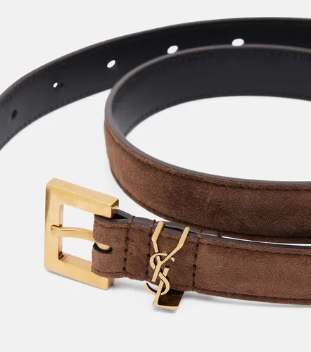 Gürtel Cassandre aus Veloursleder - Saint Laurent - Modalova