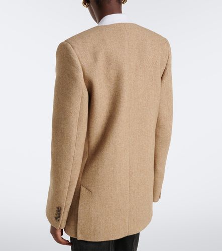Double-breasted wool-blend blazer - Victoria Beckham - Modalova