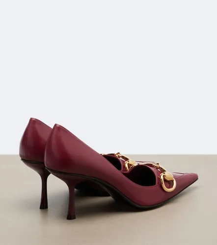 Gucci Helena Horsebit leather pumps - Gucci - Modalova