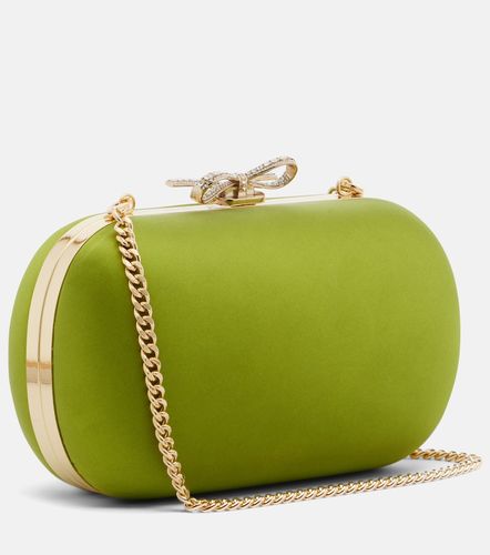 Self-Portrait Clutch Bow in raso - Self-Portrait - Modalova
