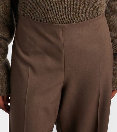 Walter cropped virgin wool flared pants - Khaite - Modalova