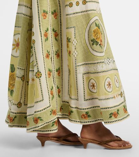 Alémais Vestido camisero Dixie de ramio estampado - Alemais - Modalova