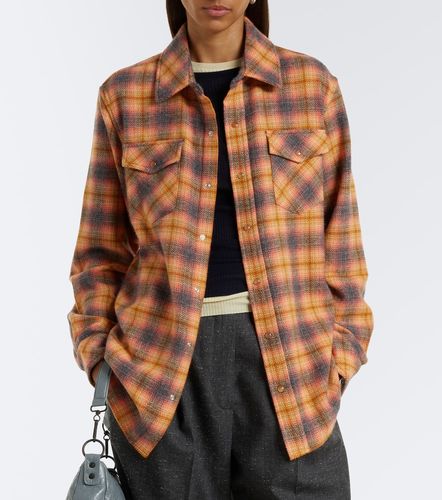 Camicia Seeker in cashmere a quadri - God's True Cashmere - Modalova