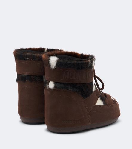Botas de nieve Icon de piel - Moon Boot - Modalova