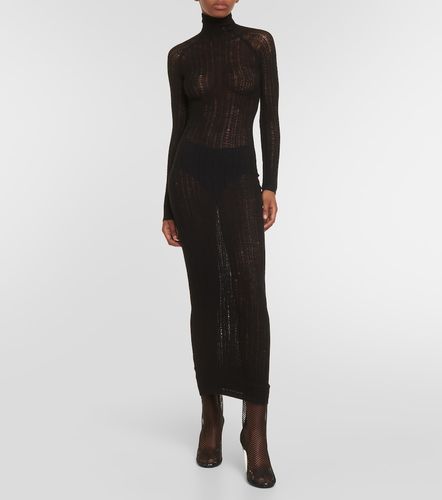 Alaïa Midikleid aus einem Wollgemisch - Alaia - Modalova