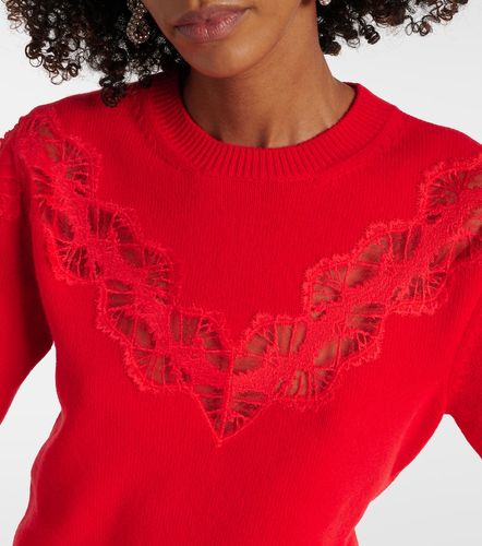 Pullover in lana con pizzo - Stella McCartney - Modalova
