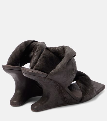 Twisted Cantilever 80 leather mules - Rick Owens - Modalova