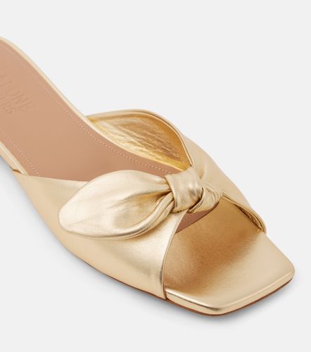 Vargas 10 metallic leather mules - Malone Souliers - Modalova