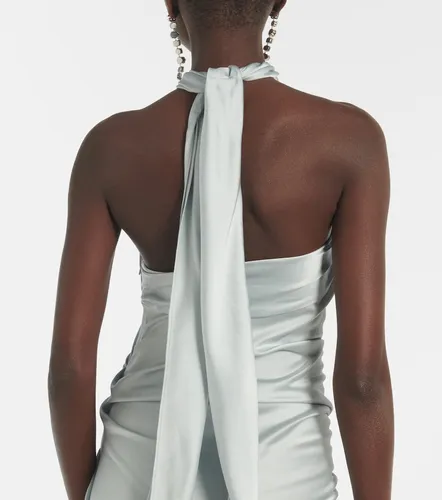 Vestido largo de satén drapeado - Simkhai - Modalova
