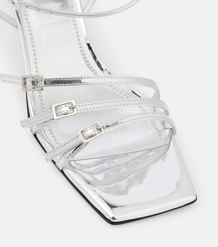Teresa 60 metallic leather sandals - Souliers Martinez - Modalova
