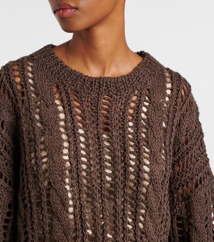 Jersey de mezcla de yute y algodón - Brunello Cucinelli - Modalova