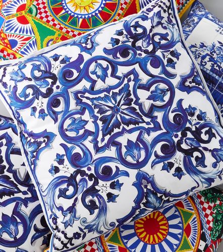 Cuscino medio in canvas - Dolce&Gabbana Casa - Modalova