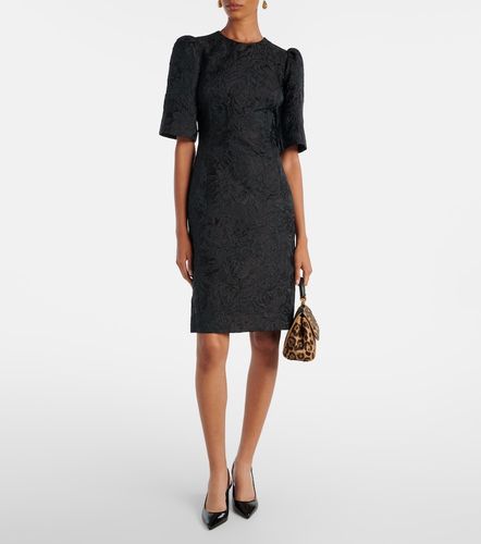 Cotton and silk-blend minidress - Dolce&Gabbana - Modalova