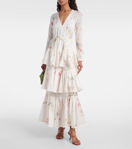 Vestido largo Lucky de algodón floral - Zimmermann - Modalova