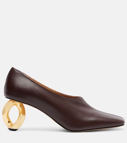 JW Anderson Chain 75 leather pumps - JW Anderson - Modalova