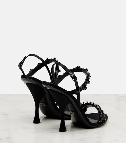 Embellished satin sandals - Dolce&Gabbana - Modalova