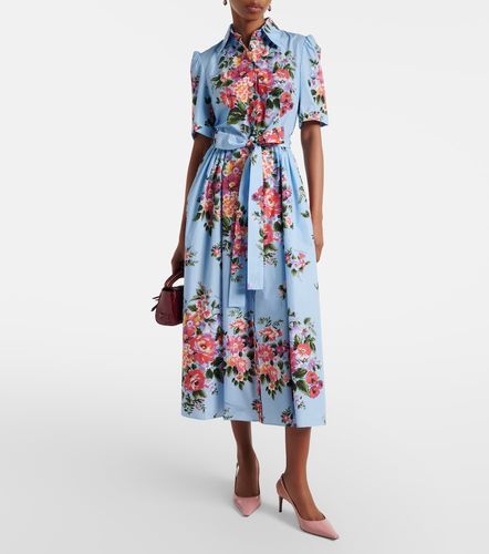 Vestido camisero de popelín de algodón de algodón - Dolce&Gabbana - Modalova