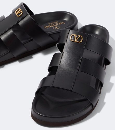 Sandalen Studshield VLogo aus Leder - Valentino Garavani - Modalova