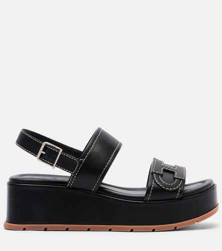 Hogan H703 leather platform sandals - Hogan - Modalova