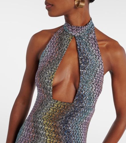 Abito lungo con lamé e paillettes - Missoni - Modalova