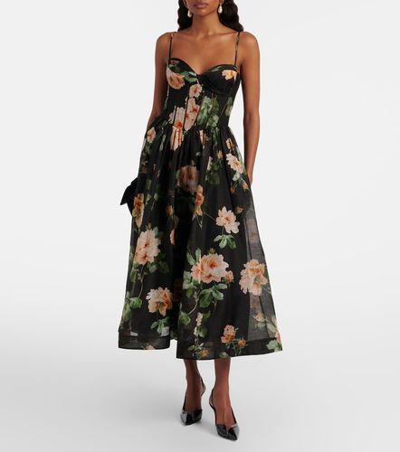 Abito bustier Luna in organza di lino e seta - Zimmermann - Modalova