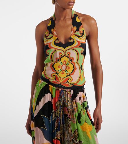 Etro Top de seda floral - Etro - Modalova