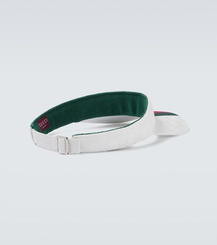 Gucci Visor Web Stripe GG Canvas - Gucci - Modalova
