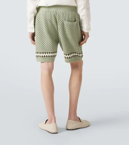 Nico crochet cotton shorts - Frescobol Carioca - Modalova