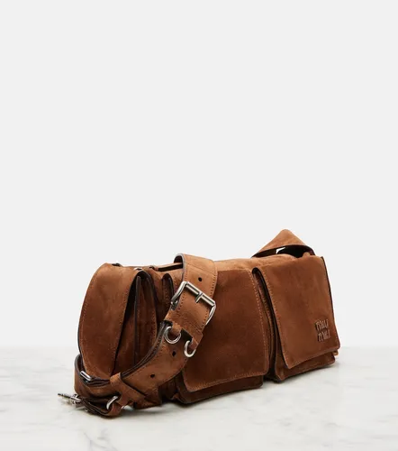 Utilitaire suede shoulder bag - Miu Miu - Modalova