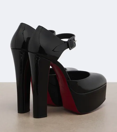 Jenna patent leather platform pumps - Christian Louboutin - Modalova