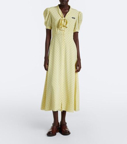 Miu Miu Midikleid aus Seide - Miu Miu - Modalova